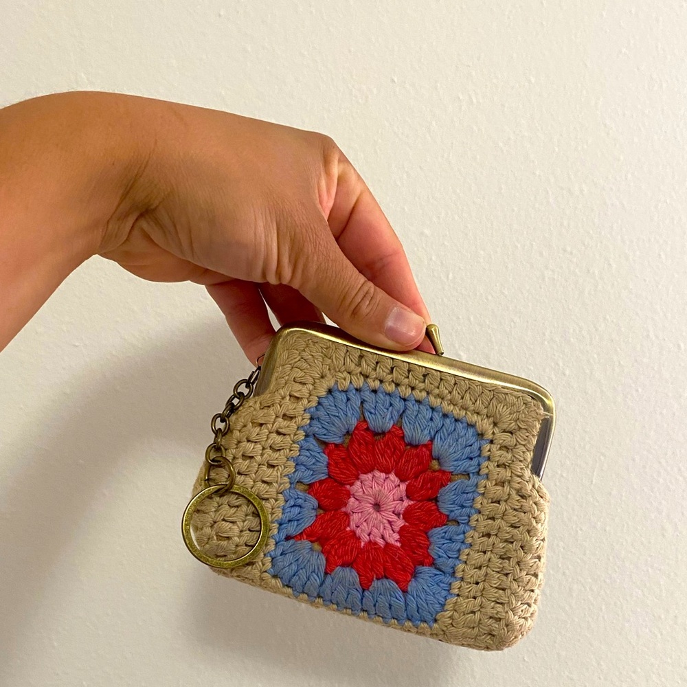 Patricia Nash Crocheted Coin Purse
